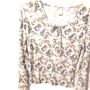 Juniors lg vintage top